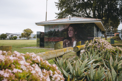 Mural adds colour and culture to Ahuriri Park