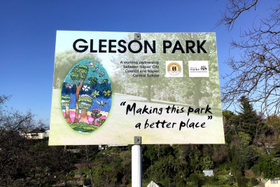 Gleeson Park kept beautiful by Napier Central School