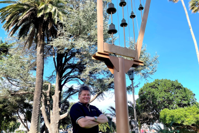 Bells bring joyful sound to Clive Square